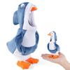 Geese Costume Ornament 7Inch Desk Geese Statue Outfits Light Weight Washable for Office Tabletop and Home Decoration