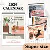 1 st Tecknad hundkalender - Tema husdjurshund, 12 olika designs, väggkalender, födelsedag, jul, nyårsgåva