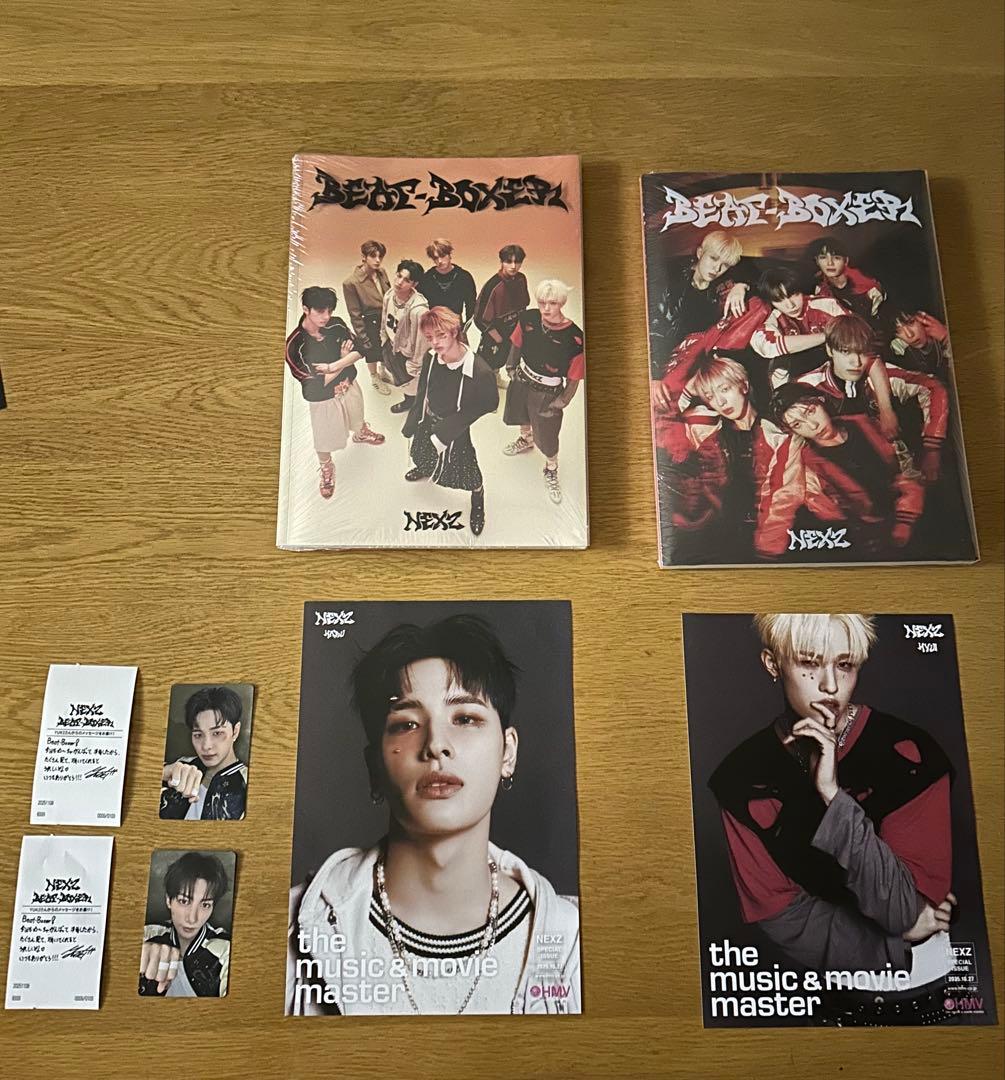 

[USED] NEXZ beatboxer (beat ver.boxer.ver) 2 pieces