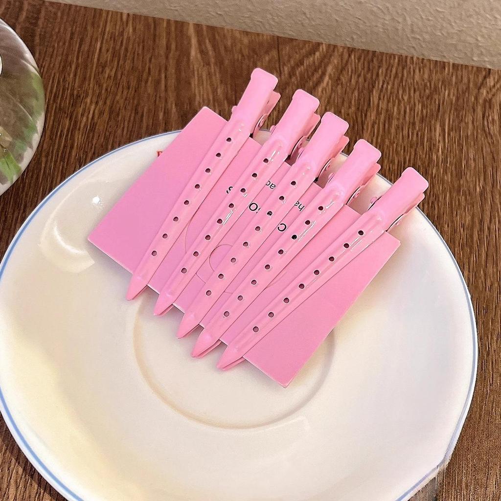 5 ksVícebarevných Dámských Pevných Vlasových Sponek do Salonu, Kuličkových Kulmovacích Sponek, Sponky na Make-up Bez Zmačkání Vlasů, Kadeřnické Stylingové Nástroje s Taštičkou, Profesionální