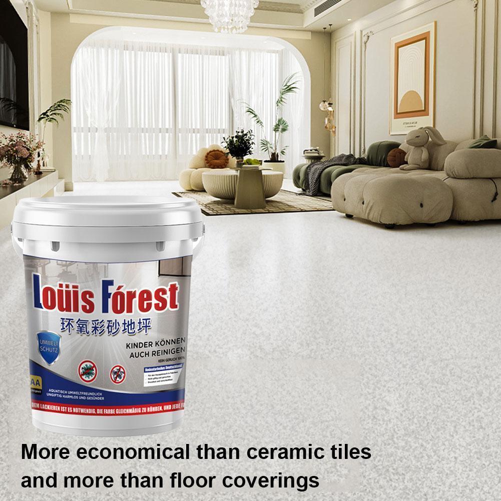 High-Gloss Marble Effect Epoxy Floor Coating, Louis Paint, Floor Garage Waterproof Paint, Floor Forest Epoxy Paint, Floor E3Q1