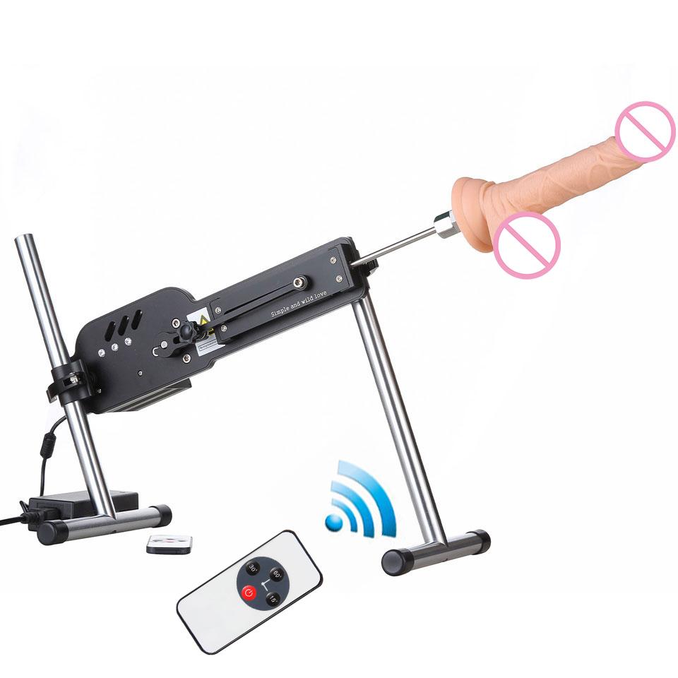 Female Products Masturbation Machine Simulates Rear Orgasm Fully Automatic Insertion Telescopic Remote Control Gun for Men and Women