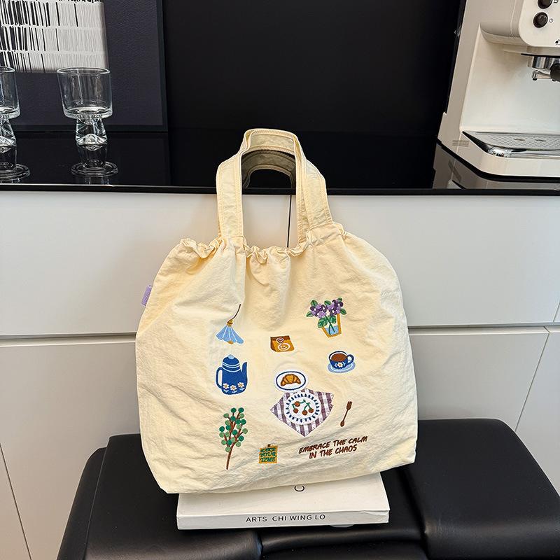 Cloth bag fashionable large capacity portable tote bag new trendy large bag casual shoulder women's bag