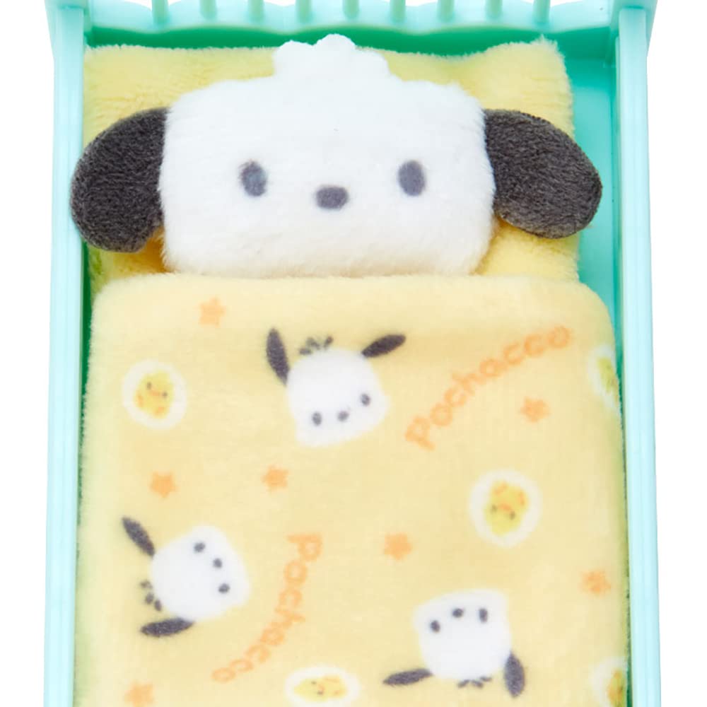 Sanrio Letto Miniatura - Pochacco (Pochacco) Collezione Miniatura Personaggio 9,5 x 6 x 6 cm 410730 SANRIO