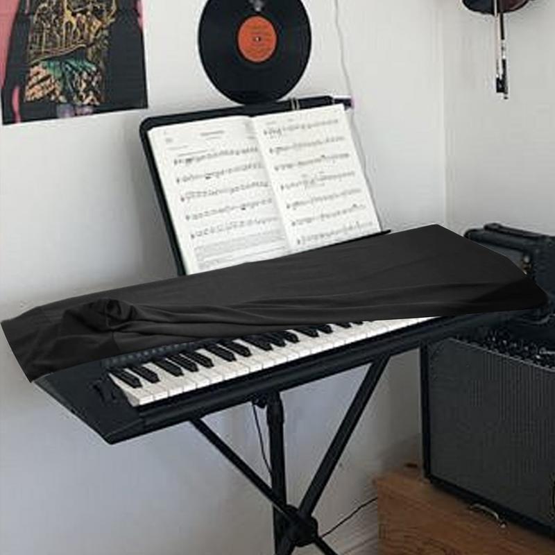 210D Oxford-Gewebe Tastatur Staubschutzhülle für Synthesizer Antistatisch Wasserabweisend Klavierschutzhülle für Musikliebhaber
