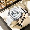 POEDAGAR 993 Casual Outdoor Fashion Waterproof Alarm Sport Electronic Man Watch Dual Display Week Quartz Digital Watches for Men