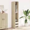 VidaXL Wardrobe Sonoma Oak 30x50x200 Cm Engineered Wood 3307740