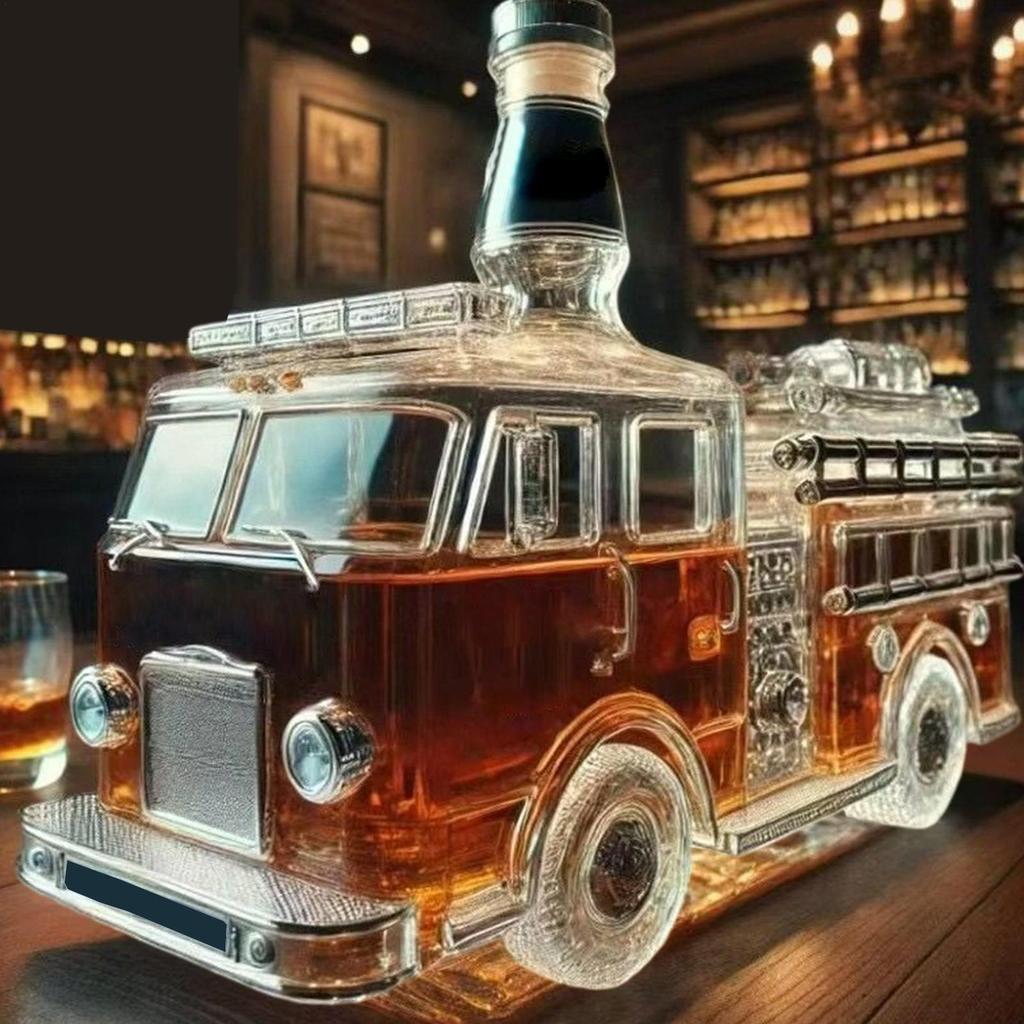 Car Models Whiskey Decanter Bottle Art Statue Exquisite Car Models Liquor Bottle Glass Whiskey Wine Bottle For Bar Office Home