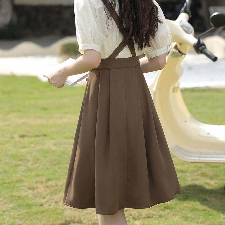 

Women s Summer College Style Shirt with Slimming Camisole Dress S (Recommended for 37.5-45 kg)
