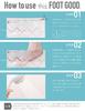 FOOT GOOD Foot Callus Pure Soap 3 Sheets Use for Both Pack, Scent, (One Feet)