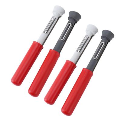 4pcs 2 In 1 Fruit Core Removal Tool Professional Stainless Steel Efficient Retractable Fruit Corer for Cored Pears Bell
