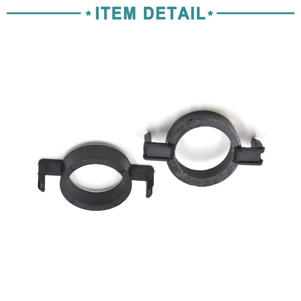 ACROPIX Bulb Base Holder Adapter for H7 Xenon HID Headlight Ford Compatible with Mondeo Black 4pcs
