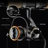 Mavlls Micro Spinning Reel for Lure Fishing High Gear Ratio 5.1:1 Precision Dual-Taper Spool One-Piece Screw-In Handle