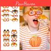 Funny Thanksgiving Party Decorative Glasses For Photos Autumn Maple Leaf Thanksgiving Paper Glasses Characters)