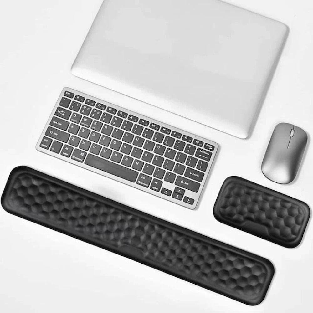 New Ergonomic Mouse Pad Memory Foam Anti-slip Wristband Mouse Mat Wrist Rest Soft Keyboard Hand Cushion