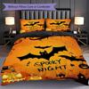 1PC Halloween theme pattern Bedding Quilt Set Quilt Cover Pillowcase Home Decoration Birthday Gift (1 * duvet cover + 2 * pillowcase, without core)