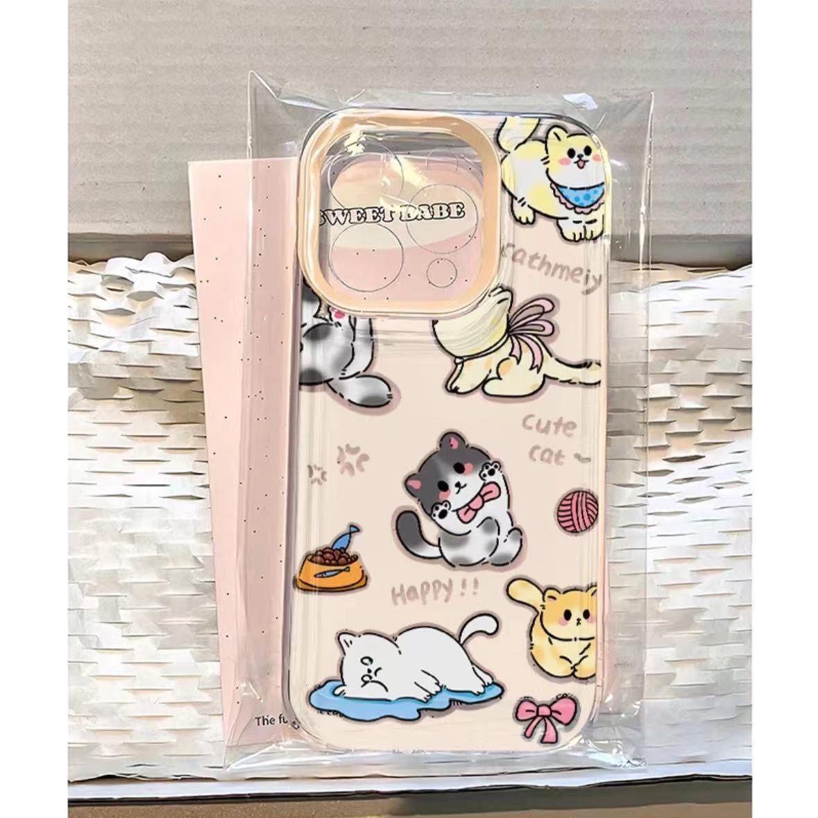 

Adorable Kitten iPhone 13-17 Pro Max Case: Lovely, Transparent, Drop-Proof iPhone 14 Pro Max