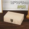 Retro Wooden Keepsake Box Hinged Lid Rustic Storage Case For Jewelry Trinkets Crafts Home Decoration & Hobby Supplies