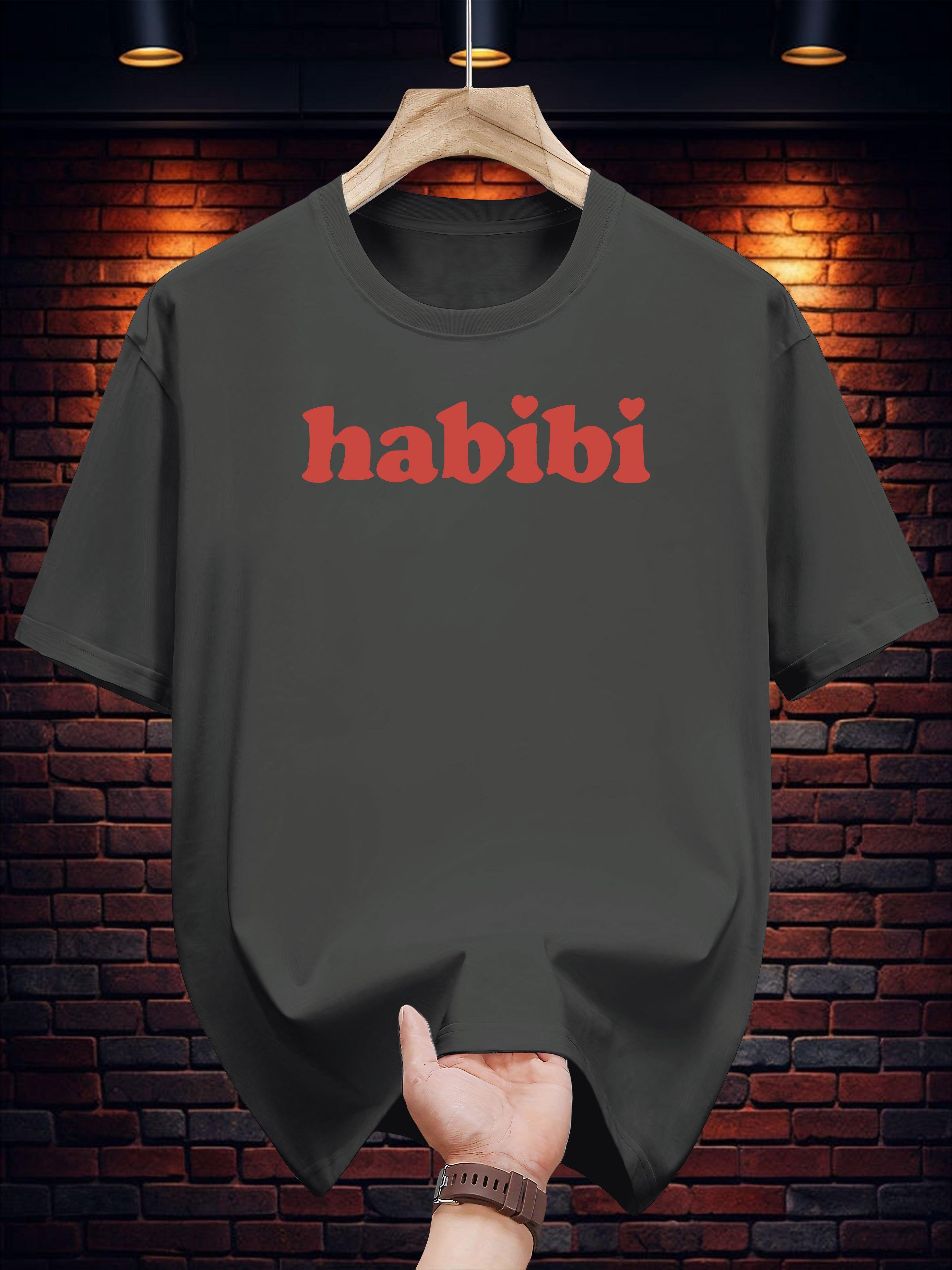 Heavyweight 200gsm Cotton T-shirt - White Crew Neck Casual Summer Shirt with Red Lettering XXXXL
