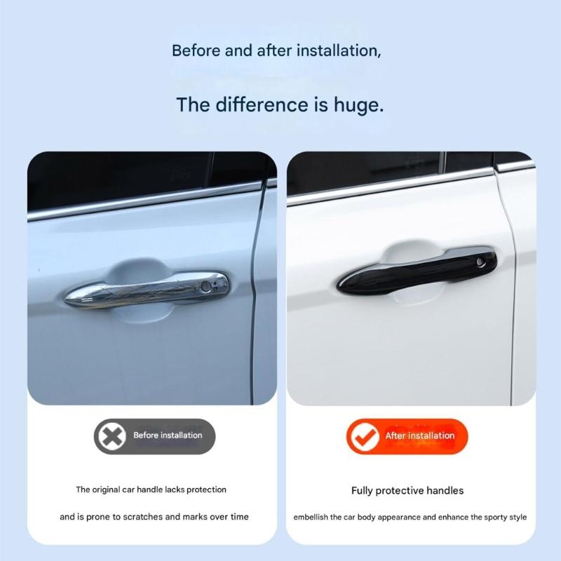Strong ABS Car Door Handle Case Exterior Replacement Part Vehicle Accessories Suitable for Vehicle Modification