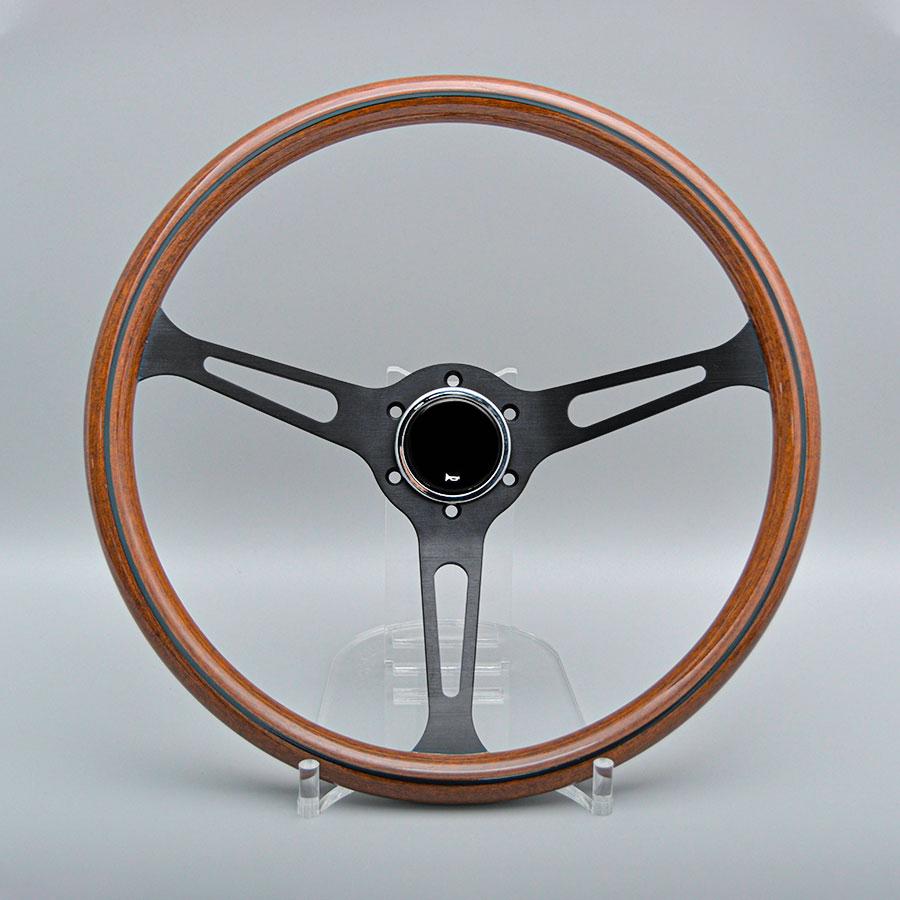 15Inch Vintage Wood Style Steering Wheel