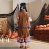 Halloween Children's Costume Carnival Dress Little Girl Vintage Hong Kong Style Hippie 6070s Costume