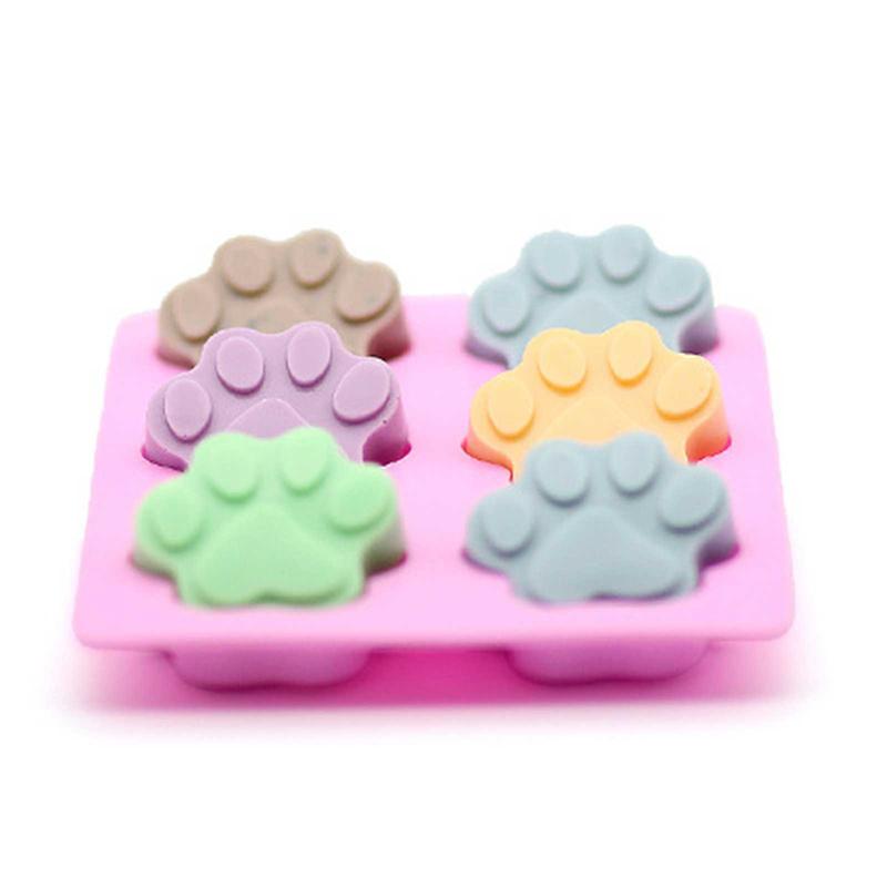 Silicone Chocolate Mold Cat Dog Paw Chocolate Baking Diy Tools Non-Stick Silicone Cake Mold Jelly And Candy Mold Cake 3D Mold
