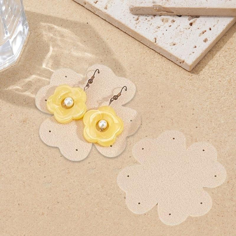 Pack of 10 Jewelry Display Organizers Felt Pads Travel Storage Pads Felt Texture for Earrings Necklaces and Bracelets