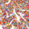 20g/Bag 1.5-4.5mm Japan Seed Beads Mixed Delica Round Glass Beads Mix Colors and Size Glass Twist Bugle Tube For Clothing Accessory