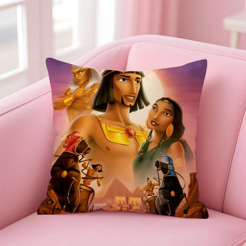 Epic Spiritual Fashion TThe Prince Of EgyptS Cushion Cover Pillowcase Short Plush Invisible Zipper Room Sofa Cushion Cover