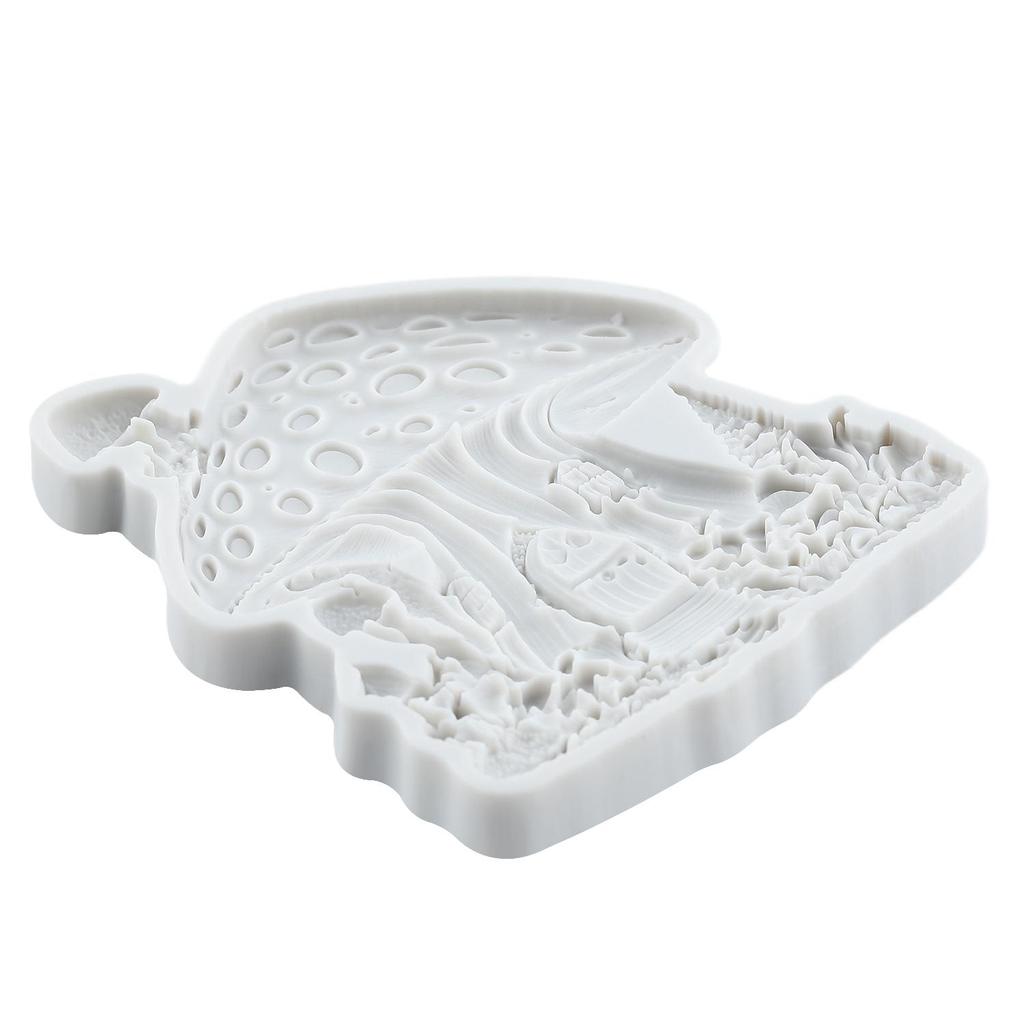 Fairy Garden House Silicone Mold Mushroom House Fondant Molds Cake Decorating Tools Cupcake Topper Candy Sugar Craft Gum Paste Polymer Clay