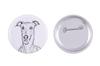 Italian Greyhound, Italian Sighthound – Pin with Your Dog, Add Your Own Photo – Design 01 | Art-Dog
