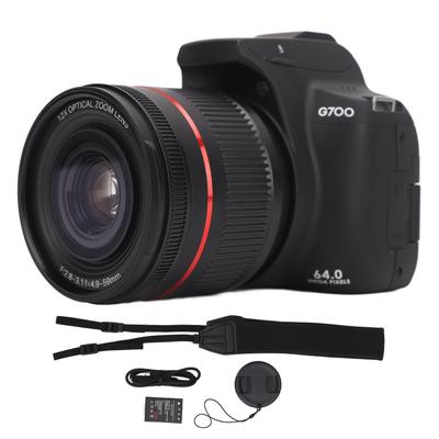Fotocamera digitale 4K per fotografia e video WiFi 64MP 12x 30x Zoom ottico Messa a fuoco automatica 270 gradi