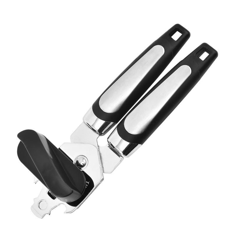 Professional Tin Manual Can Opener Multifunctional Stainless Steel Beer Grip Opener Side Cut Cans Bottle Opener Kitchen Gadgets