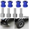 RC Extension Wheel Hex Hub Driver Adapter Fit for D90 AX10 CC01 SCX10 F350Blue