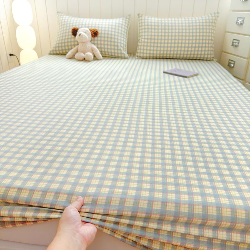 Ultra-Soft Cotton Print Single Bed Sheet & Mattress Protector for Dorms (2026)