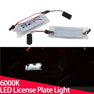 12V LED License Plate Light For Fiat Bravo Argo Grande Punto Evo Siena 500L Doblo Croma Marea Tipo Multipla Seicento