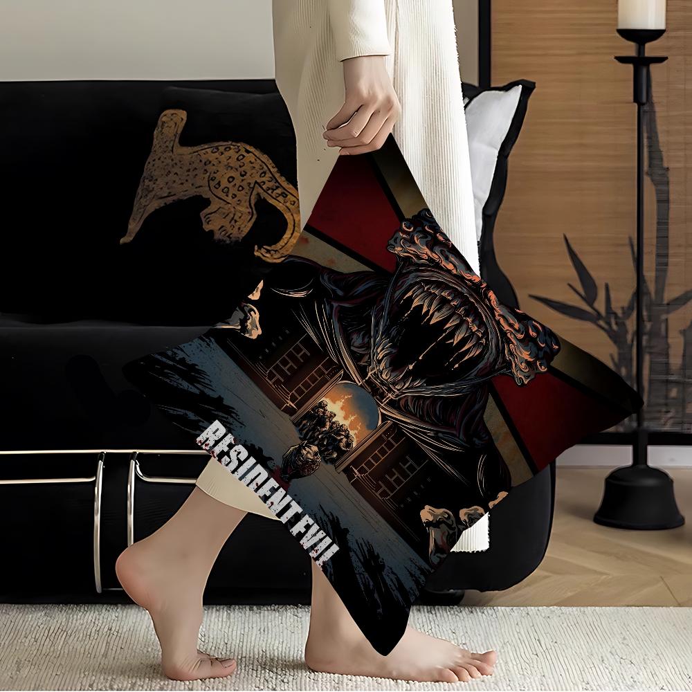 

Game R-RESIDENT E-EVIL Maple Design Cushion Cover Happy Autumn Harvest Decor Holiday Decorati Pillow Cover 16x16Inch
