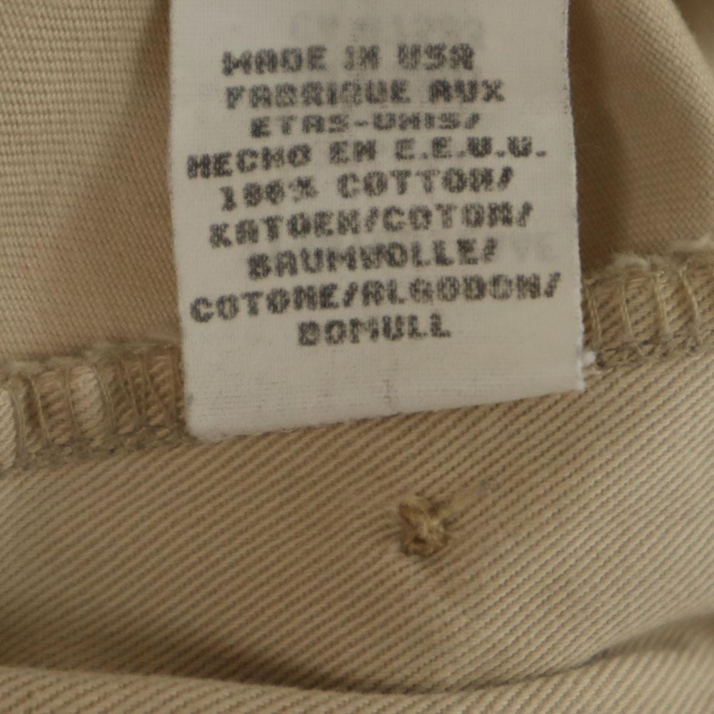 RRL 90s Red 3 Stars Initial Tag Old Tapered Pants W34 Beige Men's Used