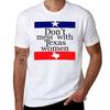 Don't mess with Texas woUnisex shirts T-Shirt PerforUnisexce Workout Short Sleeve Tee