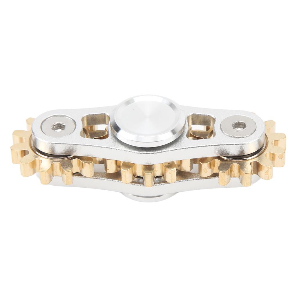 Gears Linkage Rotating Toy Kid Adult Metal ADHD Anxiety Stress Relief Bearing Finger Rotating Toy