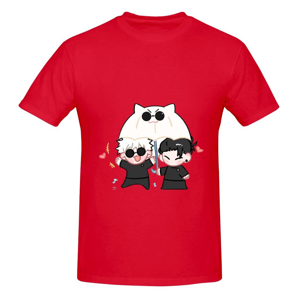 The Umbrella Cat Gojo Geto Comfortable Tshirt Urban Casual Antistatic Tee
