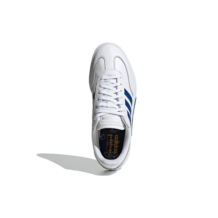 Adidas Neo Gradas Gudetama Fashion Slip-Resistant Durable Lightweight Low-Top Skate Shoes Unisex Skate Shoes White Blue FY2954