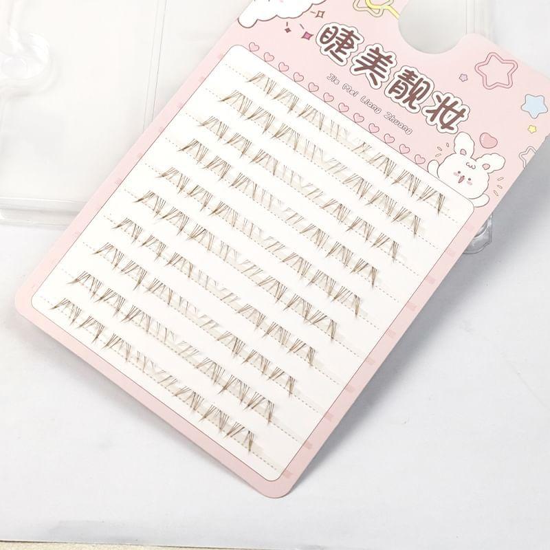 SIDIT - Natural Wispy Colored Lower Cluster False Eyelashes