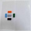 32*32 Dots BasePlates Transparent Small Particle Building Block Plate Single Side DIY Bricks ABS Plastic Assembly Plate Child To