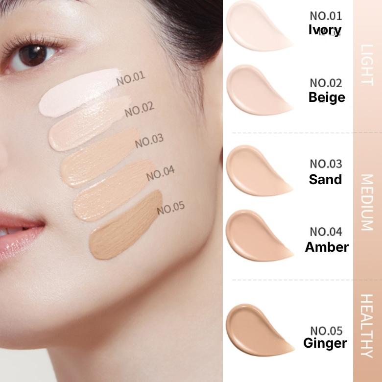 Perfecting Tinted Cream SPF40 PA++ 35ml No. 03 Sand Korean Luxe Brand Store