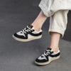 Fashion 2025 Summer New Casual Color Blocked De Xun Women's Single Shoes Fashionable, Comfortable, Versatile, Lightweight Lace Up