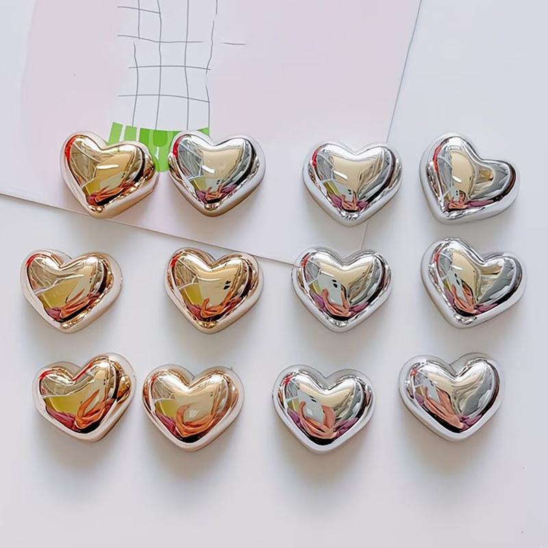 9Pcs Heart-Shaped Decorative Refrigerator Magnets Set Cute Decoration For Home Office Whiteboard Dishwasher Decor Perfect Gift