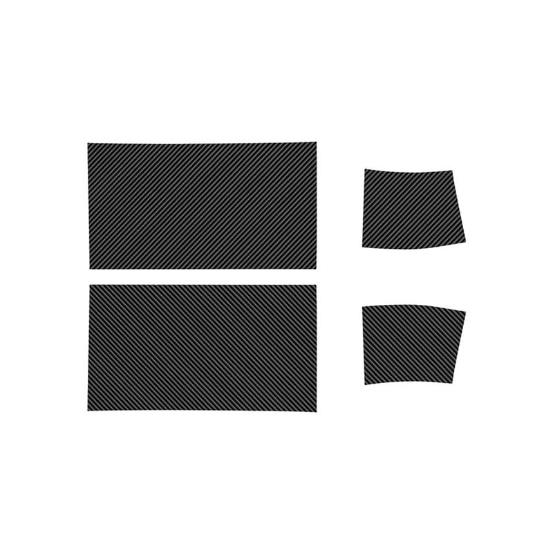 Authentic Car Front Seat Base Leather Anti-Kick Panel Trim Stickers For Toyota ALPHARD/VELLFIRE 40 Series + Carbon Fiber