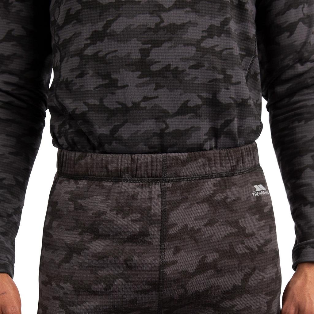 Trespass Mens Derren Camo Base Layer Bottoms